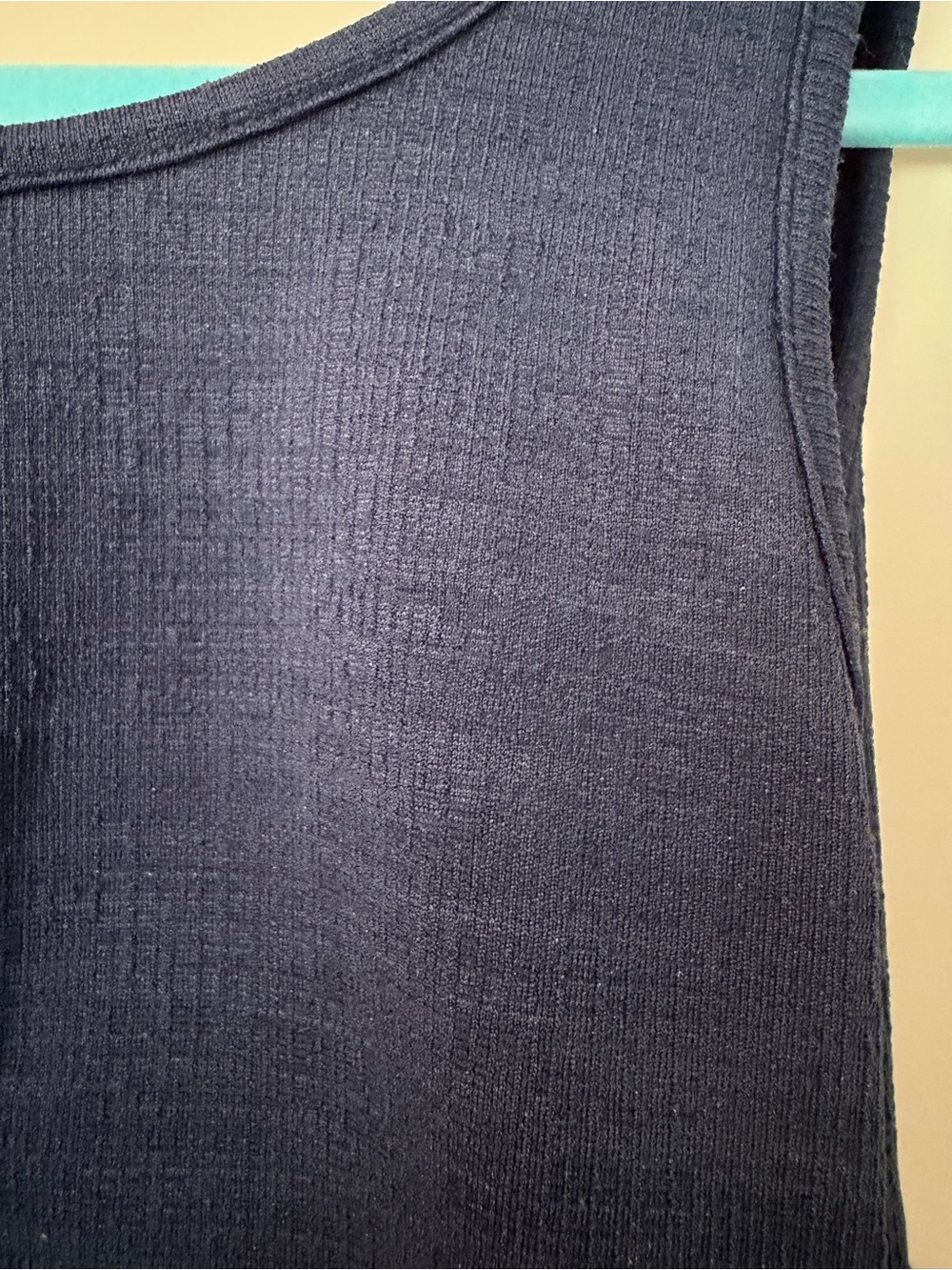Roxy Navy Blue Cropped Tank Top with Back Cutout Size S - Picture 5 of 5